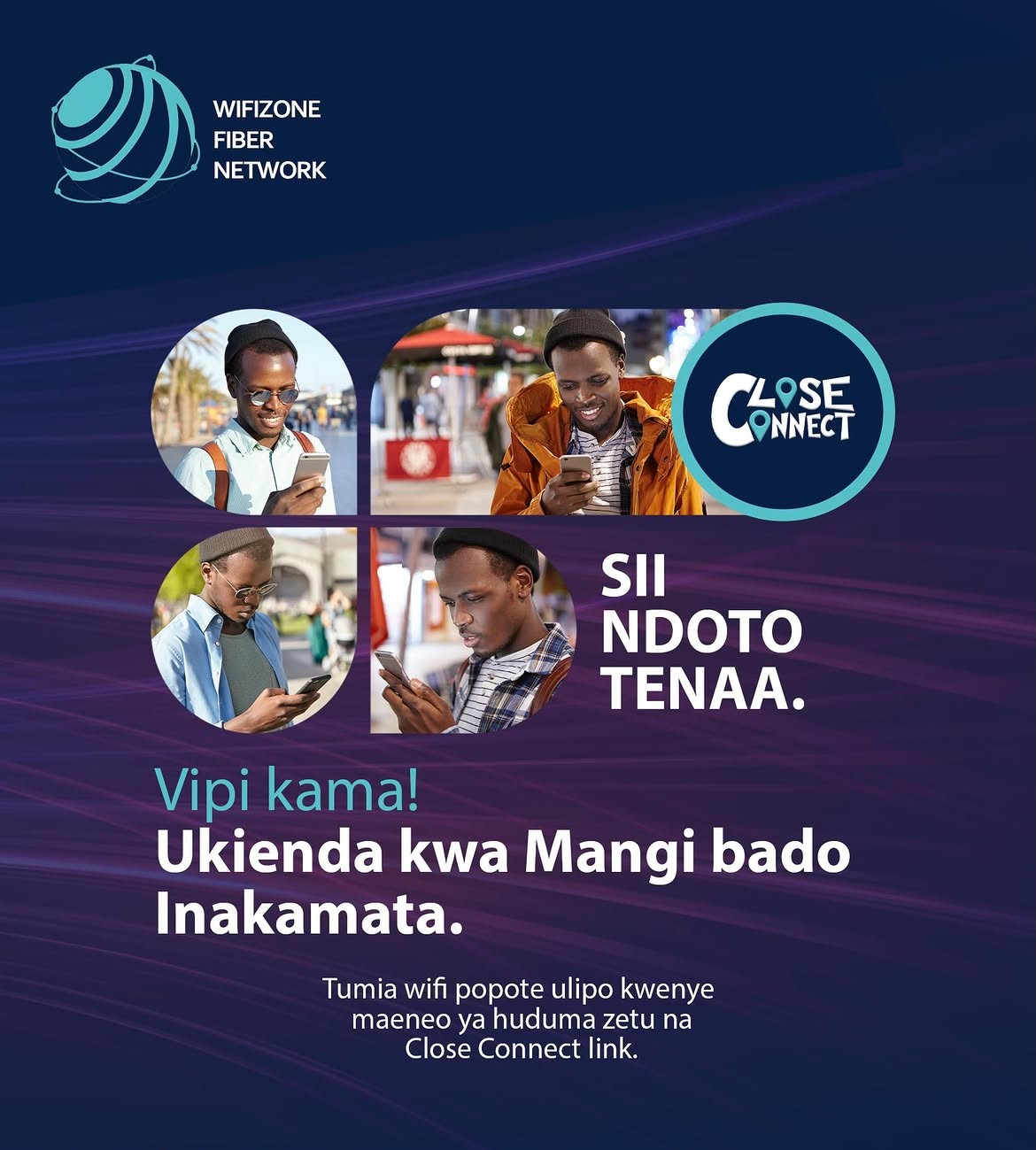 WiFi Zone contact and service access campaign